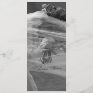 Invitaciones a la ducha de novia [4,25" x 9"]