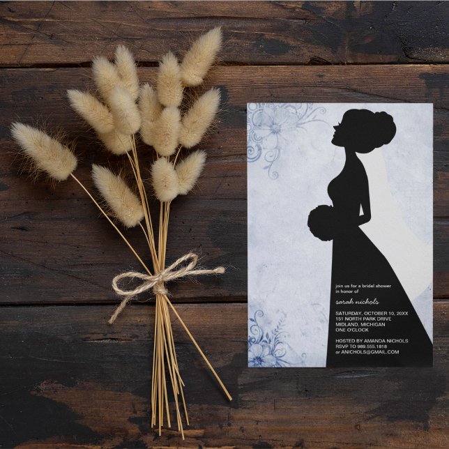 Invitaciones a la ducha de novia {Blue} (Subido por el creador)