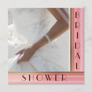 Invitaciones a la ducha de novia con texto Persona