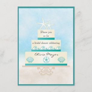 Invitaciones a la ducha de novia de Boda Starfish