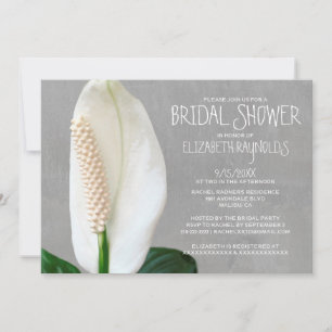 Invitaciones a la ducha de novia de Peace Lily
