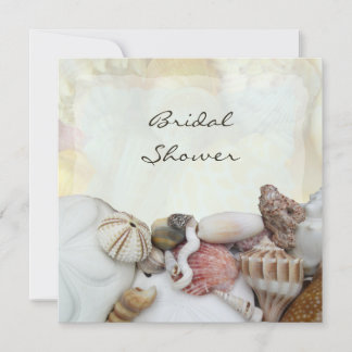 Invitaciones a la ducha de novia de Seashells