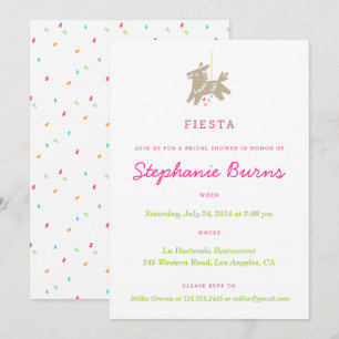 Invitaciones a la ducha de novia divertida Fiesta 