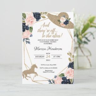 Invitaciones a la ducha de novia en el derby de Ke