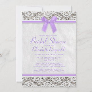 Invitaciones a la ducha de novia en el pasillo de