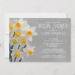 Invitaciones a la ducha de novia en Jonquil