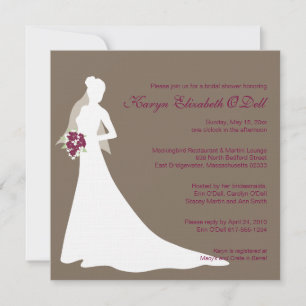 Invitaciones a la ducha de novia - Personalizado