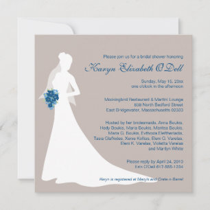 Invitaciones a la ducha de novia - Personalizado