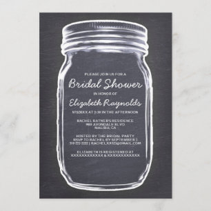 Invitaciones a la ducha de novias Black & White Ma