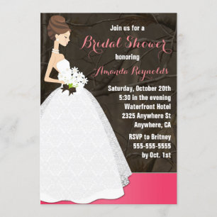 Invitaciones a la ducha de novias Camo de Caza Ros