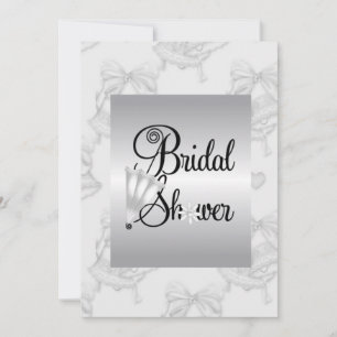 Invitaciones a la ducha de novias con campanas bod
