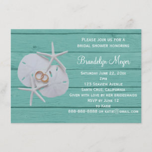 Invitaciones a la ducha de novias con el dólar de 