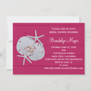 Invitaciones a la ducha de novias con el dólar de