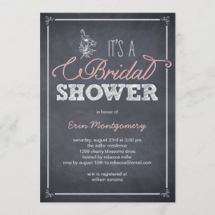 Invitaciones a la ducha de novias con elegancia