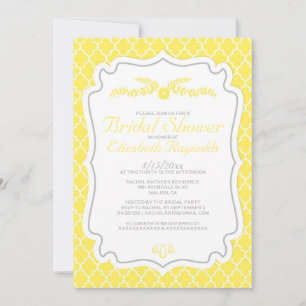 Invitaciones a la ducha de novias de Cuatrefoil am