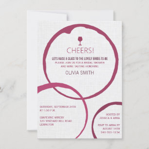 Invitaciones a la ducha de novias de manantiales d