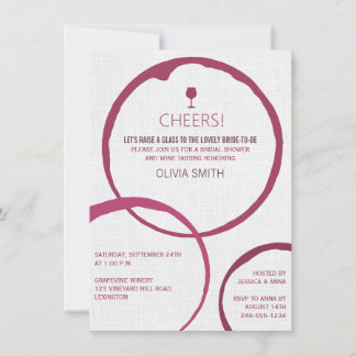 Invitaciones a la ducha de novias de manantiales d