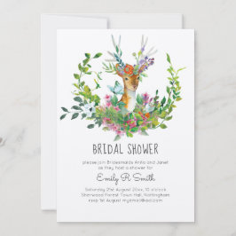 Invitaciones a la ducha de novias de venados de Wo