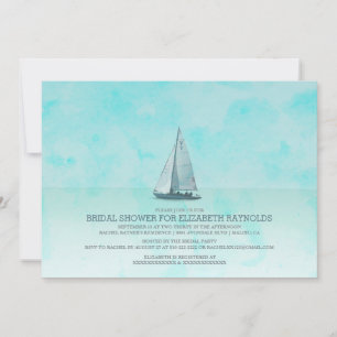 Invitaciones a la ducha de novias en barco caprich
