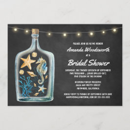 Invitaciones a la ducha de novias en el tablero ná