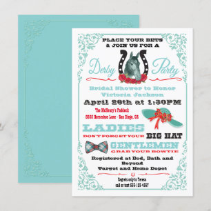 Invitaciones a la ducha de novias en la Carreras d