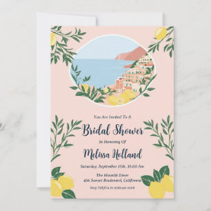 invitaciones a la ducha de novias en la costa amal