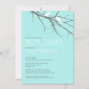 Invitaciones a la ducha de novias para las ramas d