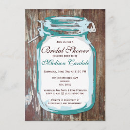 Invitaciones a la ducha de novias rusticas de Coun
