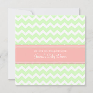 Invitaciones a la ducha de Personalizado Coral Min