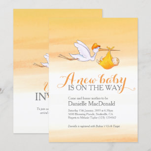 Invitaciones a la ducha de recién nacido para bebé