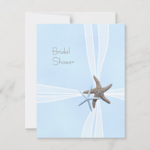 Invitaciones a la ducha de Starfish Blue Box