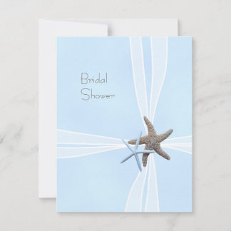 Invitaciones a la ducha de Starfish Blue Box