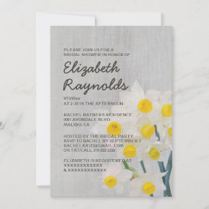 Invitaciones a la ducha marital Jonquil