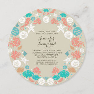 Invitaciones a la ducha matrimonial con flores de