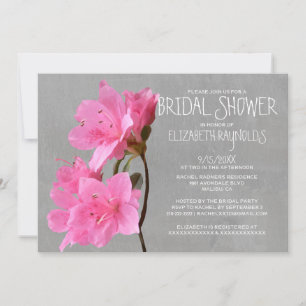 Invitaciones a la ducha nupcial de Azalea