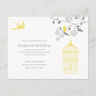 Invitaciones a la ducha nupcial de Marigold
