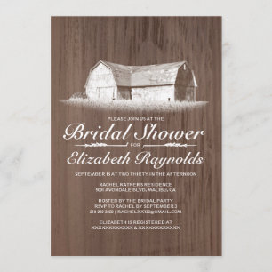Invitaciones a la ducha nupcial moderna