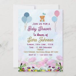 Invitaciones a la ducha para bebés