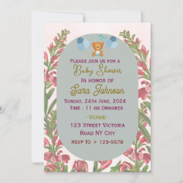 Invitaciones a la ducha para bebés
