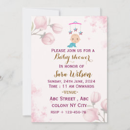 Invitaciones a la ducha para bebés