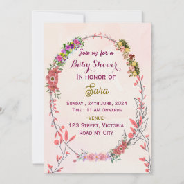 Invitaciones a la ducha para bebés