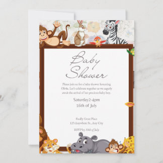 Invitaciones a la ducha para bebés