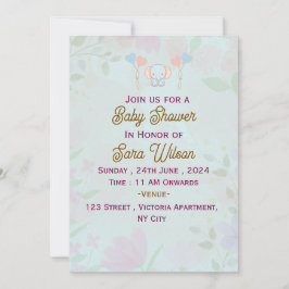 Invitaciones a la ducha para bebés