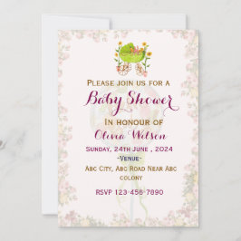 Invitaciones a la ducha para bebés