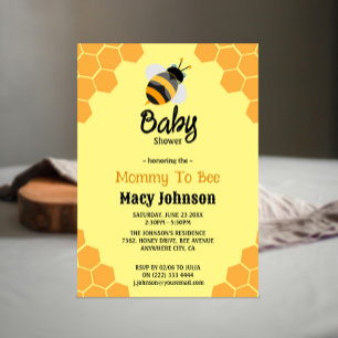 Invitaciones A La Ducha Para Bebés