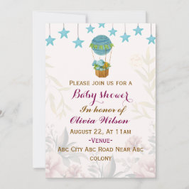 Invitaciones a la ducha para bebés