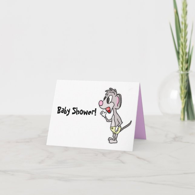 Invitaciones a la ducha para bebés (Anverso)