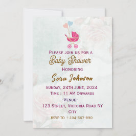 Invitaciones a la ducha para bebés