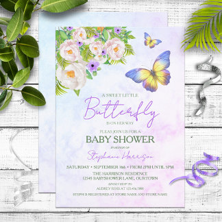 Invitaciones a la ducha para bebés con tema de mar
