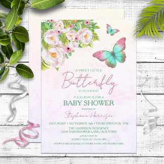 Invitaciones a la ducha para bebés con tema de mar